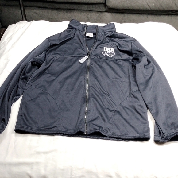 US Olympic Jackets & Blazers - US Olympic Committee women's zippered jacket size medium